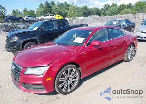 2013 Audi A7 3.0T Premium z USA, uszkodzony, nr VIN WAU2GAFC0DN023439